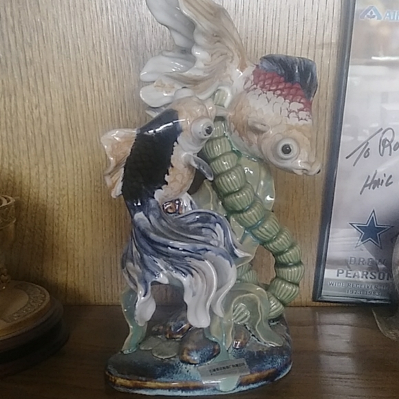 Antique Shiwan Artistic ceramic fish. decor - Picture 5 of 8